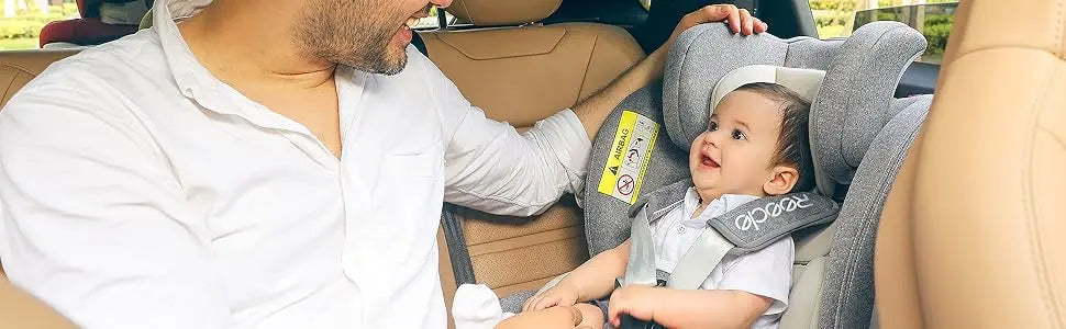 Reecle 360 Swivel Baby Child Car Seat with ISOFIX, Group 0+1/2/3 (0-36 kg), Approx. 0-12 Years