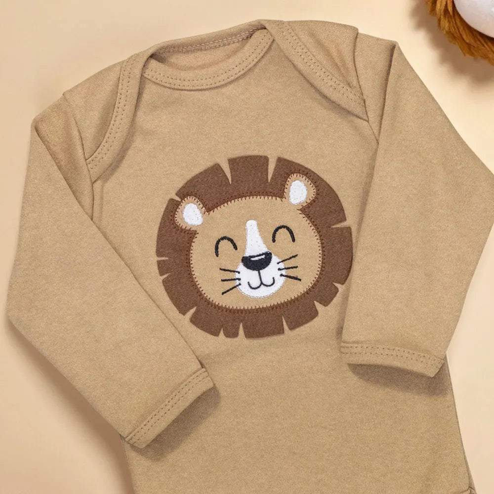 3D Embroidery Long Sleeve Baby Body Up to 12 Months