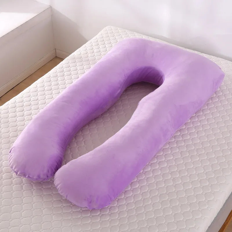 Coussin de grossesse 120 x 70 cm pour femmes enceintes, coussin moelleux pour la grossesse, la maternité, l'allaitement et le sommeil, livraison directe