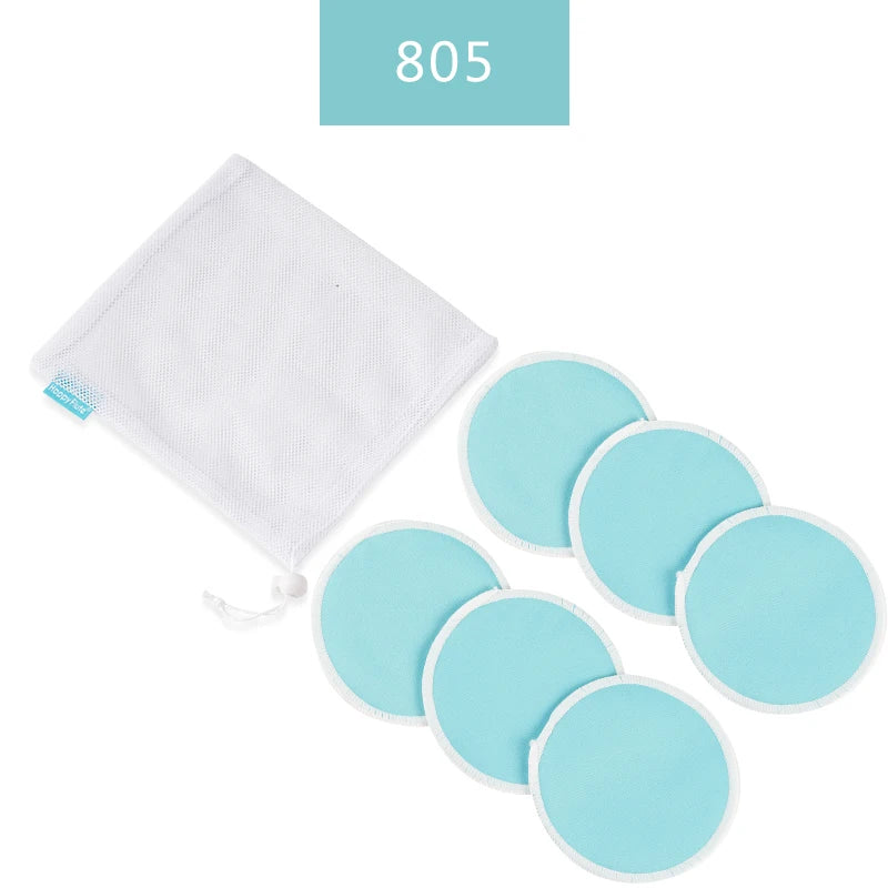 Coussinets d'allaitement en bambou super absorbants HappyFlute, à utiliser avec un sac à linge, coussinets d'allaitement lavables et imperméables, coussinets d'allaitement réutilisables