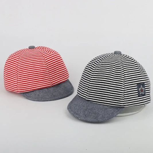 0-3Years Toddler Children Baby Boys Girls Kids Baby Baseball Cap Cartoon Hip Hop Infant Beret Sun Striped Printed Casual Hat