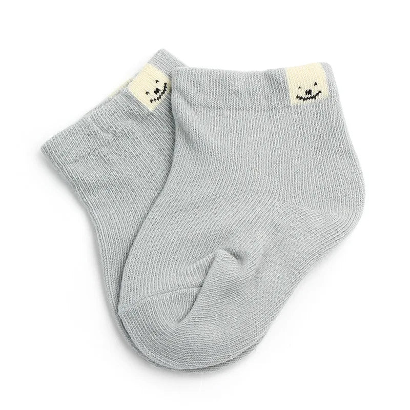 1 paire de chaussettes unisexes en coton pour bébé, nouvelle collection printemps-automne, tendance, mignonnes, couleur bonbon