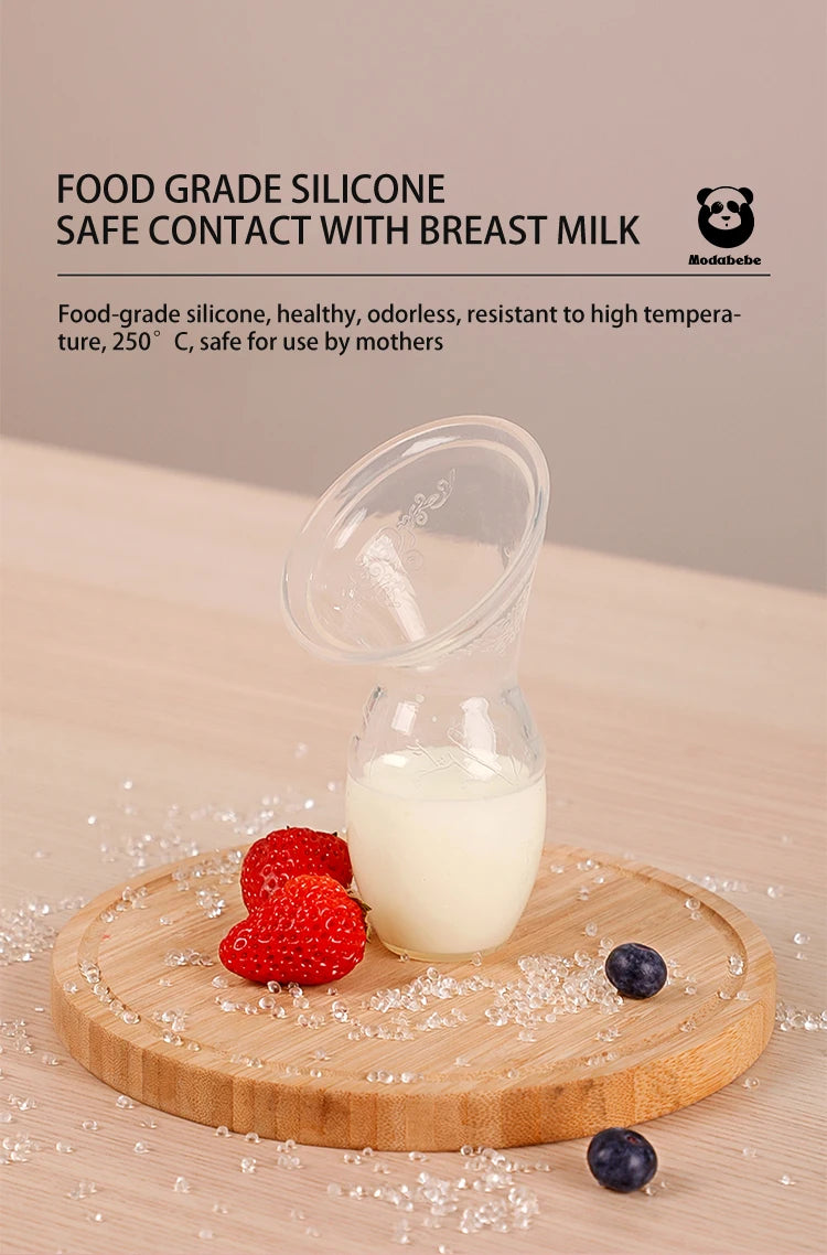 Modabebe Maternal Milk Collector Food Grade Silicone Manual Breast Silicone Pumps Breast Milk Savers