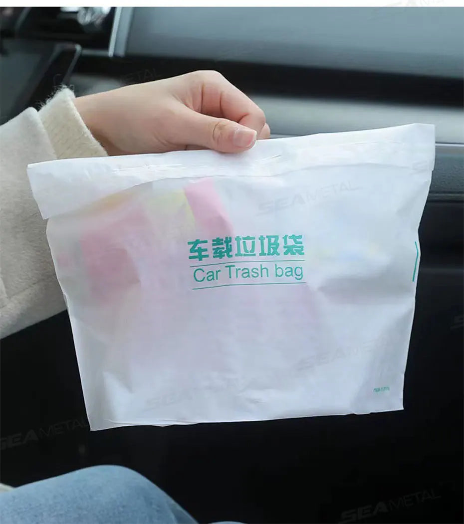 Baby Diaper Storage Bag Interior Car Seat Back Diaper Waste Organizer Kids Tissue Rubblish Storage Bag Protable Auto Waste Bags