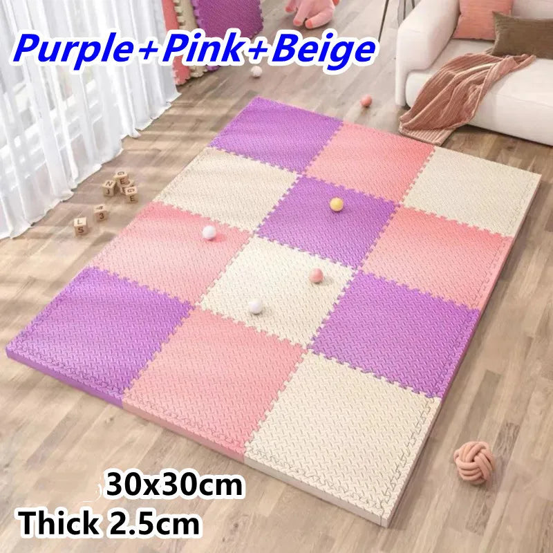 8PCS Tatame Gyms & Playmats Baby Floor Mat Floor Noise Tatamis for Babies Sound Deadening Mat Puzzle Mat Baby Play Gym Mat