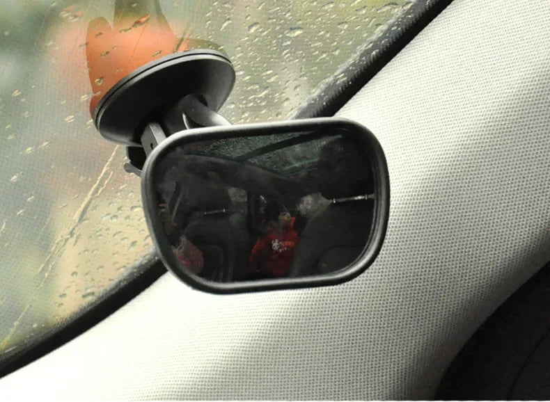2 In 1 Kids Monitor Baby Rear View Mirror In-Car Baby Observation Mirror Car Rear Seat Child Safety Mirror Easy Installation