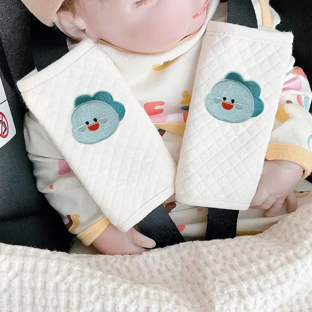 Baby Safety Belt Accessories Cushion Shoulder Strap Cover Chest Protection Vehicle Seat Cushion for Kid Soft Pad Anti-strangling