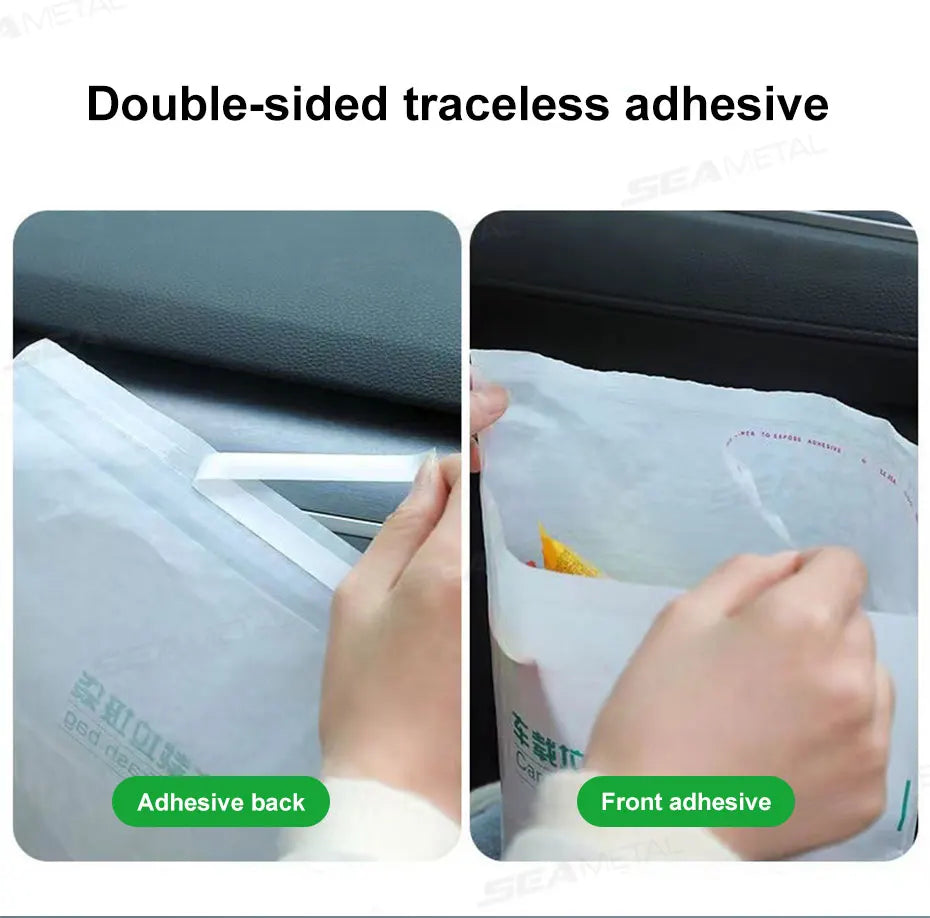 Baby Diaper Storage Bag Interior Car Seat Back Diaper Waste Organizer Kids Tissue Rubblish Storage Bag Protable Auto Waste Bags