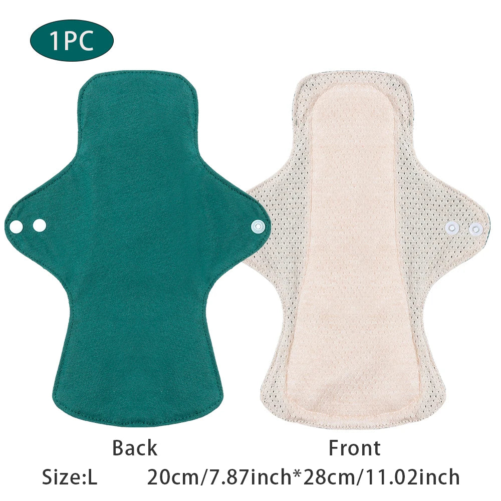 Serviettes hygiéniques en coton coloré BIAI, lavables et réutilisables, très absorbantes et respirantes, cadeau pour femme