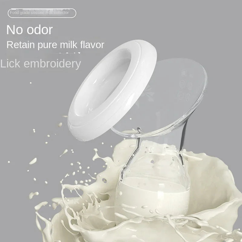 Tire-lait manuel en silicone de qualité alimentaire, récupérateur de lait maternel, tire-lait manuel en silicone, économiseur de lait maternel, accessoires pour tire-lait pour bébé