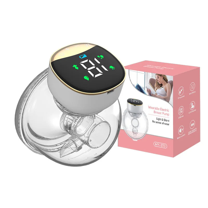 Nouveau tire-lait électrique portable LCD, automatique, mains libres, silencieux, rechargeable par USB, extracteur de lait pour bébé, allaitement maternel, sans BPA