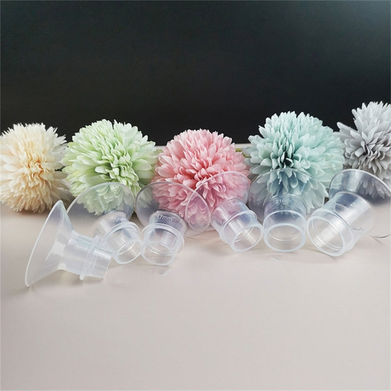 Inserts à bride en silicone pour tire-lait, tire-lait électriques, protège-tétons, tunnel de mamelon, connecteur étroit, essentiel pour l'alimentation