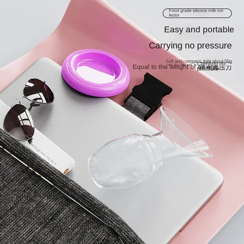 Tire-lait manuel en silicone de qualité alimentaire, récupérateur de lait maternel, tire-lait manuel en silicone, économiseur de lait maternel, accessoires pour tire-lait pour bébé