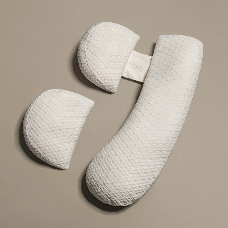 Coussin de grossesse doux en forme de U pour dormir sur le côté, coussin lombaire pour femmes enceintes, coussin de maternité, coussin pour le ventre, fournitures de grossesse