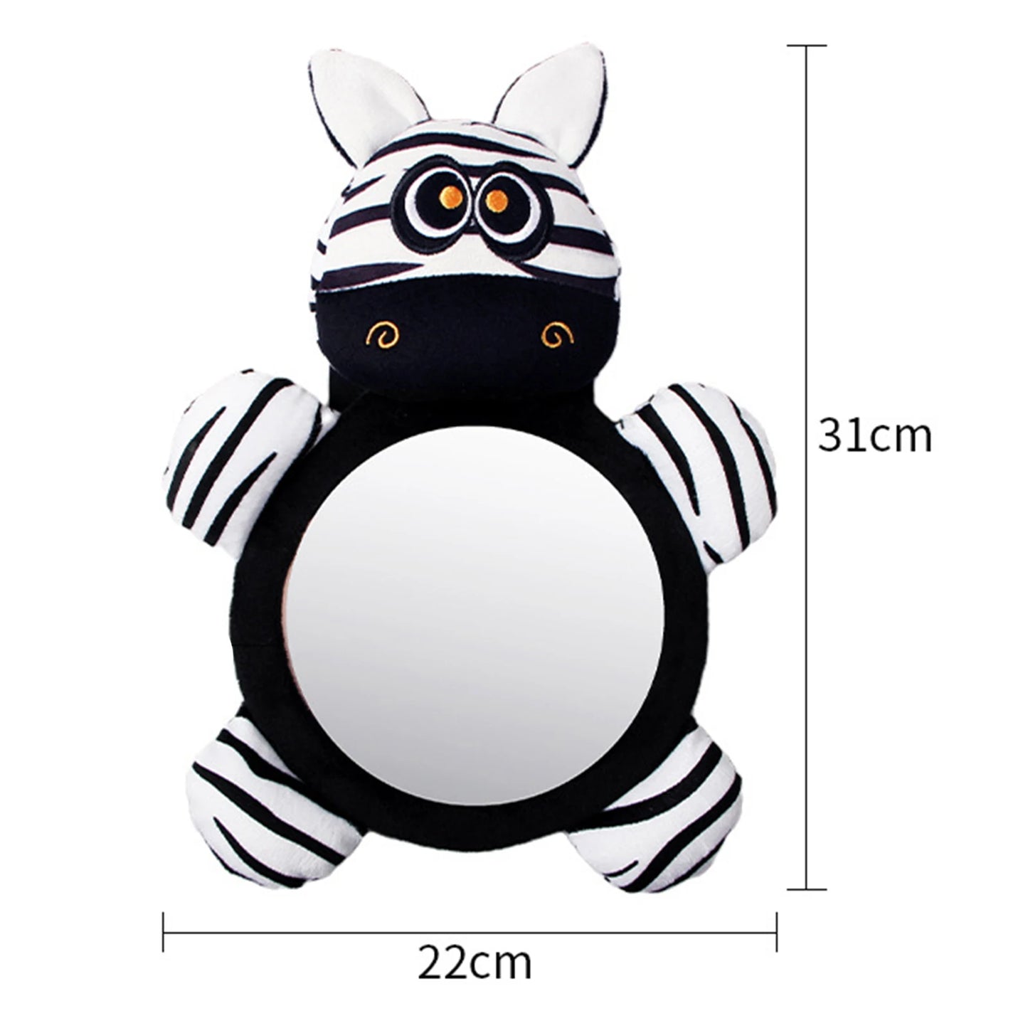 Cute Baby Car Mirror Adjustable Back Seat Mirror Safety View Back Seat Mirror Baby Facing Rear Ward Infant Care Square Safety
