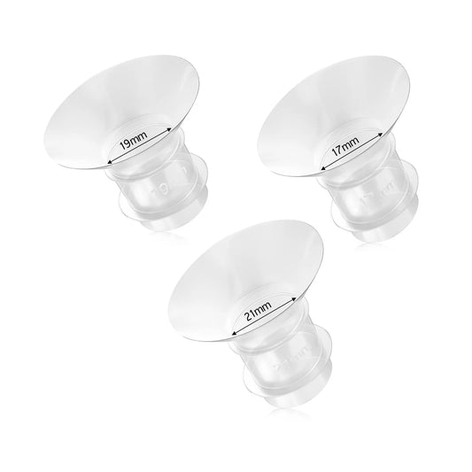 Lot de 3 brides de rechange pour tire-lait maternel, convertisseur de sein pratique, 17 mm, 19 mm, 21 mm