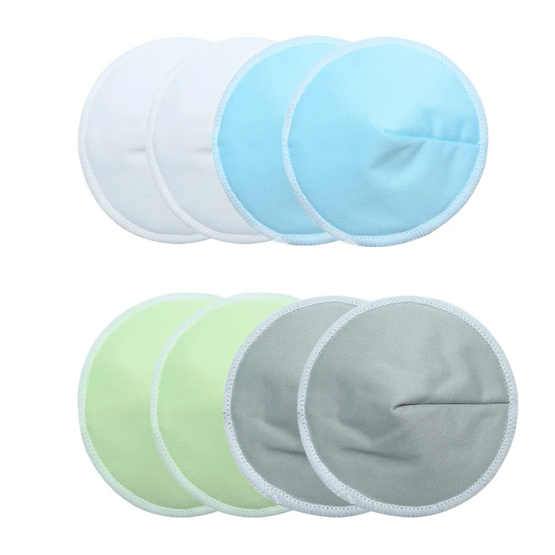 Lot de 4 paires de coussinets d'allaitement réutilisables de haute qualité, doux pour la peau des femmes enceintes, lavables après l'accouchement, accessoire d'allaitement
