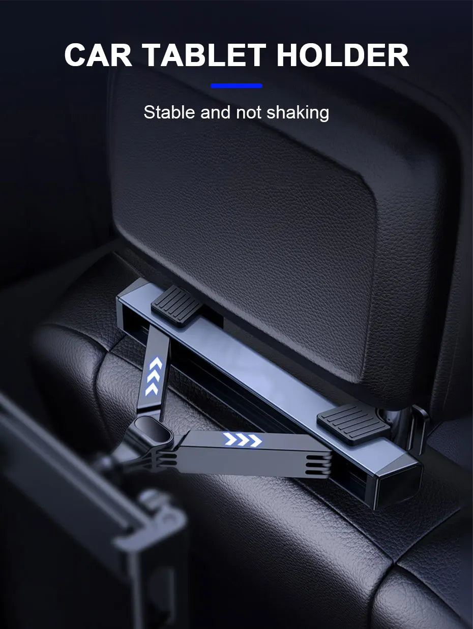 Kids Rear Seat Ipad Holder Car Seat Back Storage Hook for Phone Ipad Support Travel Child Baby Watching Cartoon Headrest Bracket