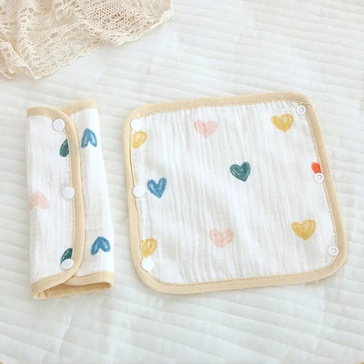 Baby Safety Belt Accessories Soft Cushion Shoulder Strap Cover Baby Waist Stool Drooling Bib Baby Strap Bib