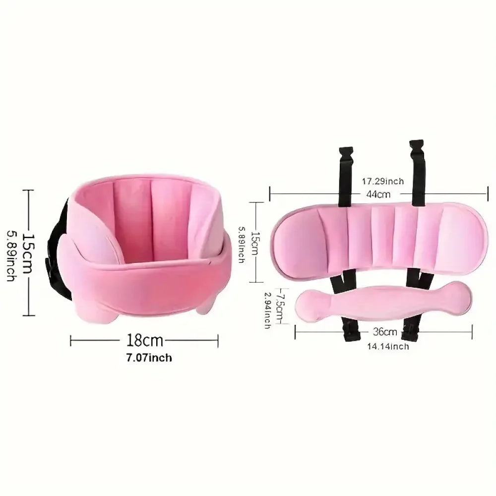 Child Head Fixing Belt Adjustable Car Seat Head Support Auxiliary Belt Preschool Car Seat Neck Decompression Belt
