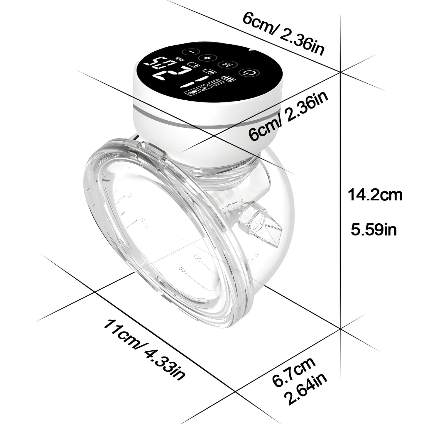 Tire-lait électrique portable, 3 modes, chargeur USB intelligent, collecteur de lait, tire-lait maternel portable
