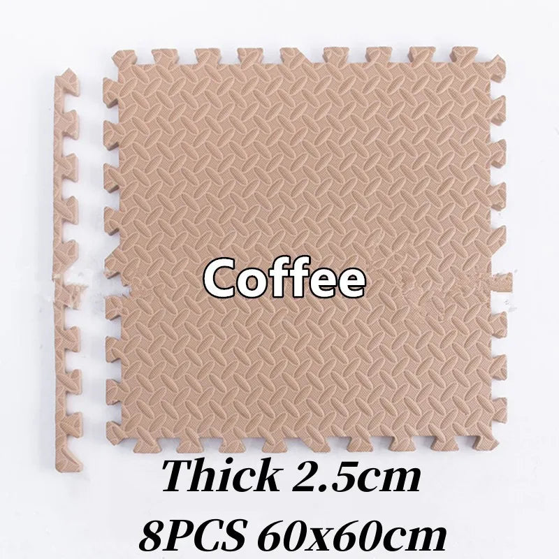 60x60cm Tatame Baby Play Mat Activities Mat for Baby Play Mat 8PCS Baby Game Mat Puzzle Mat Play Mats Baby Mat Baby's Floor Mat