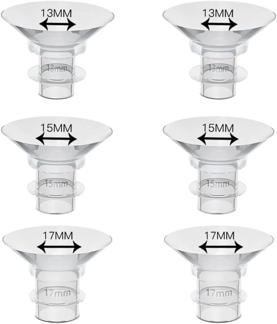 Inserts de bride pour tire-lait portable 10 pièces 13/15/17/19/21 mm, compatibles avec S9/S10/S12, etc. 24 mm, insert de bride pour tire-lait