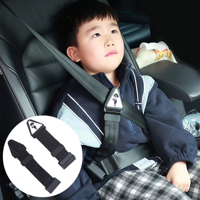 Child Car Seat Belt Retainer Adjustment Fixation Anti-stroke Belt Children Shoulder Guard Buckle Seatbelt for Kids Car-styling