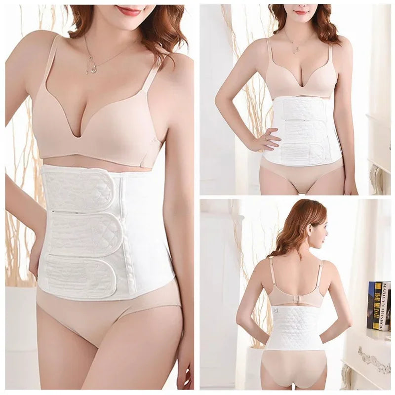 Ceintures post-partum Bandage de récupération Soutien postnatal Ceinture de taille Corset Serre-taille Bandes abdominales Body Shaper Shapewear Trainer