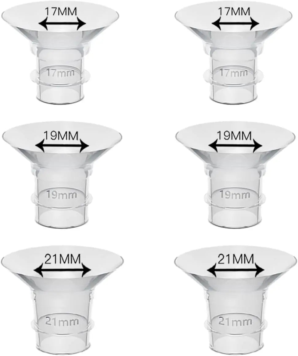Inserts de bride pour tire-lait portable 10 pièces 13/15/17/19/21 mm, compatibles avec S9/S10/S12, etc. 24 mm, insert de bride pour tire-lait