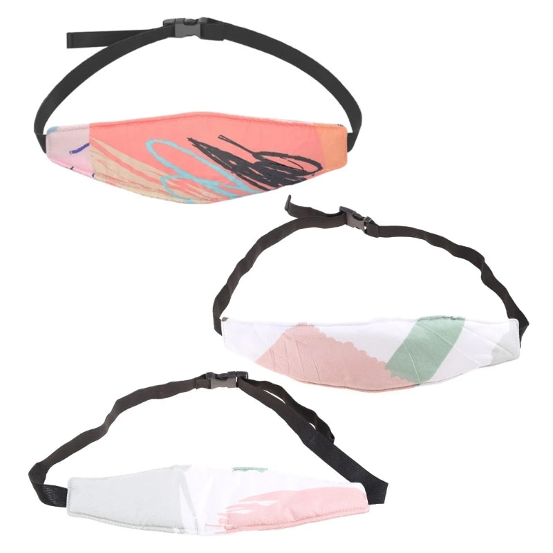 Car Head Support for Kids Toddler Baby Carseat Neck Support Sleep Headrest Head Strap Child Cartoon Eyeshade
