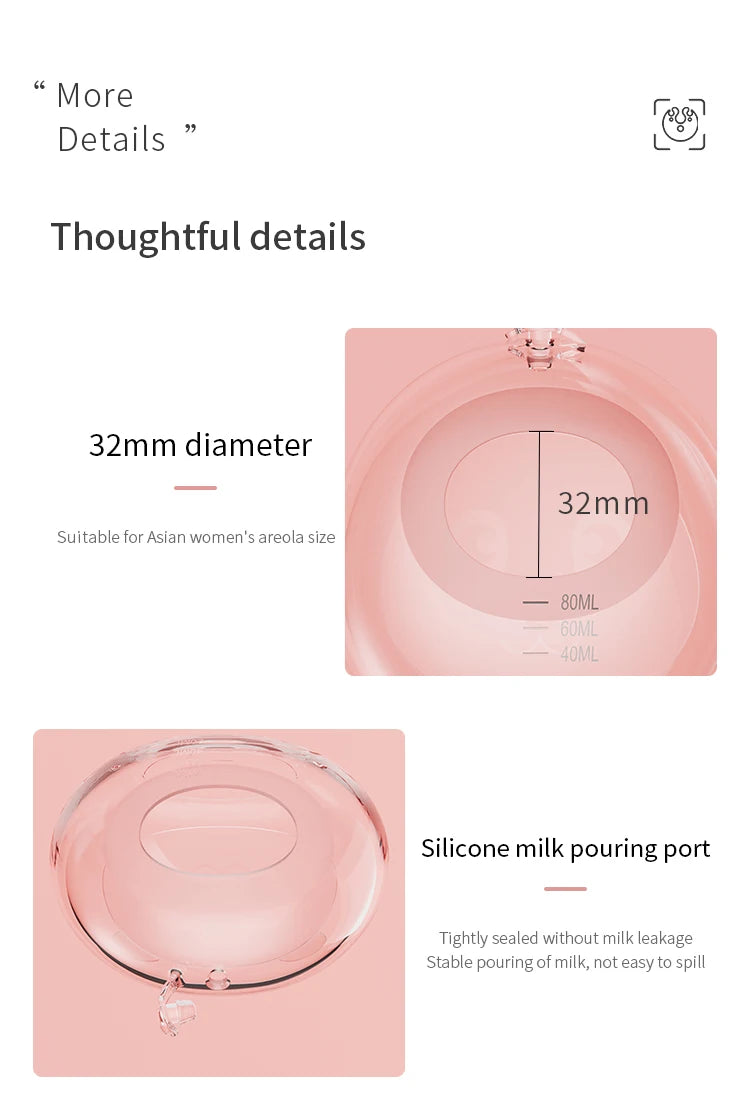 1 housse de tire-lait portable et dissimulée, mains libres, en silicone transparent, pour les mères qui allaitent, pratique