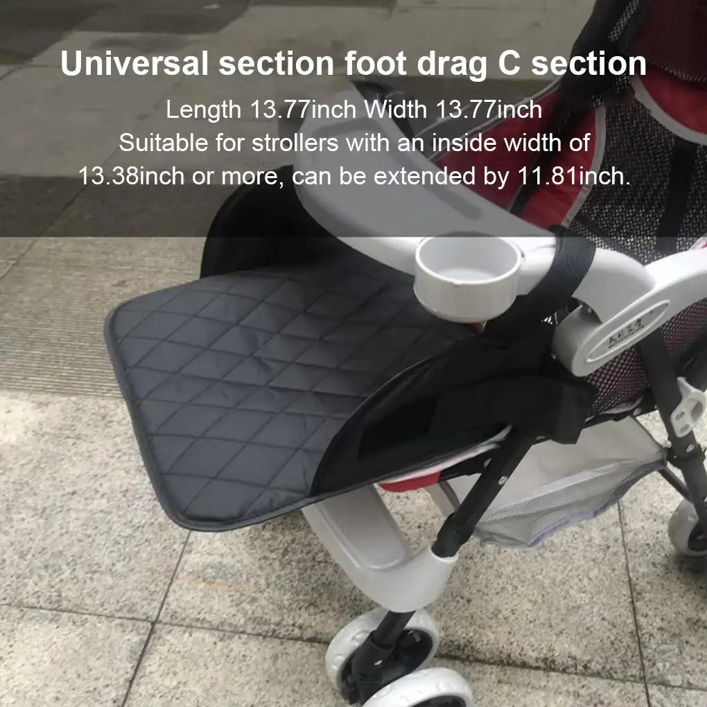 Baby Stroller Seat Cushion Extension Pad For Footrest Mats Baby Sleep Pads Stroller Outdoor Kids Legs Rest Footboard Accessories