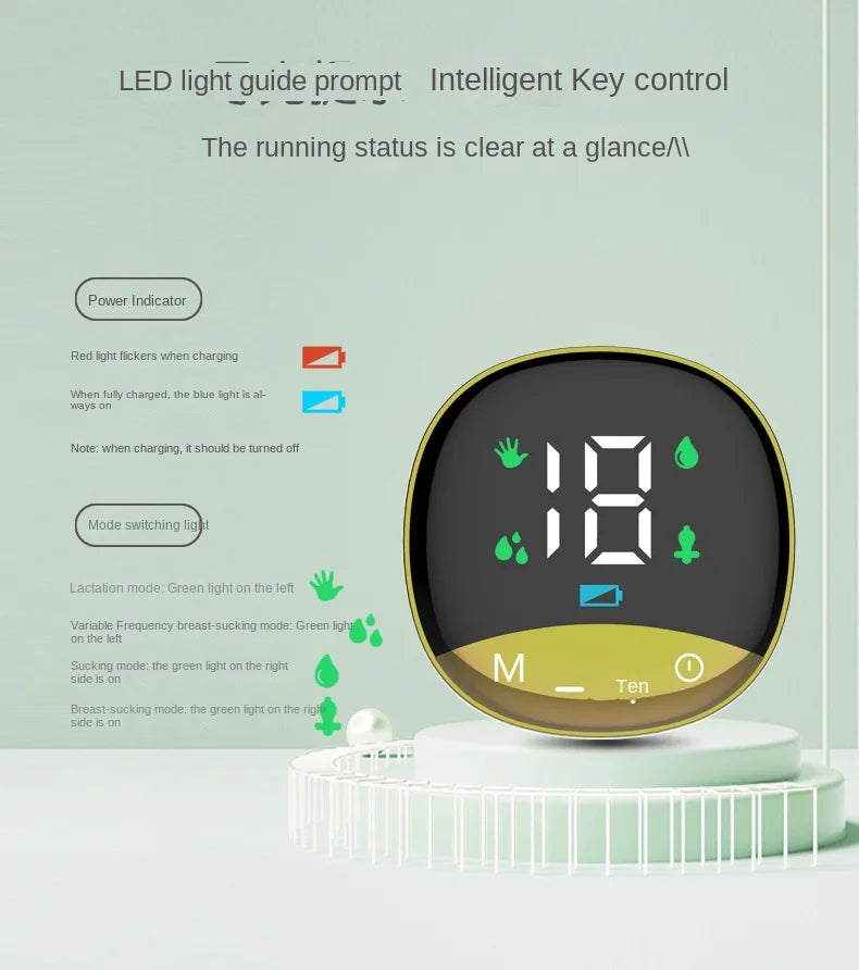 Nouveau tire-lait électrique portable LCD, automatique, mains libres, silencieux, rechargeable par USB, extracteur de lait pour bébé, allaitement maternel, sans BPA