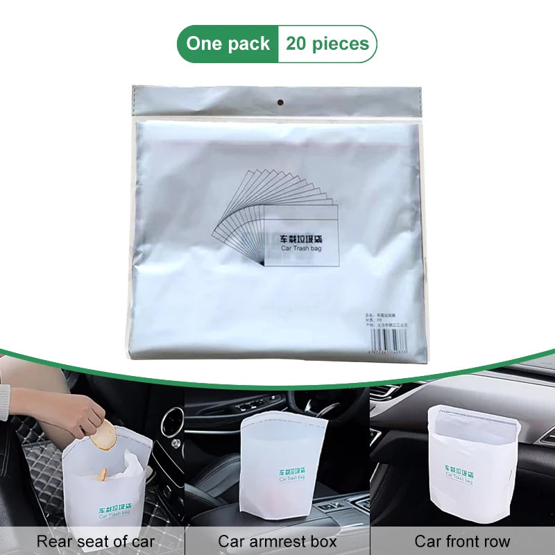 Baby Diaper Storage Bag Interior Car Seat Back Diaper Waste Organizer Kids Tissue Rubblish Storage Bag Protable Auto Waste Bags