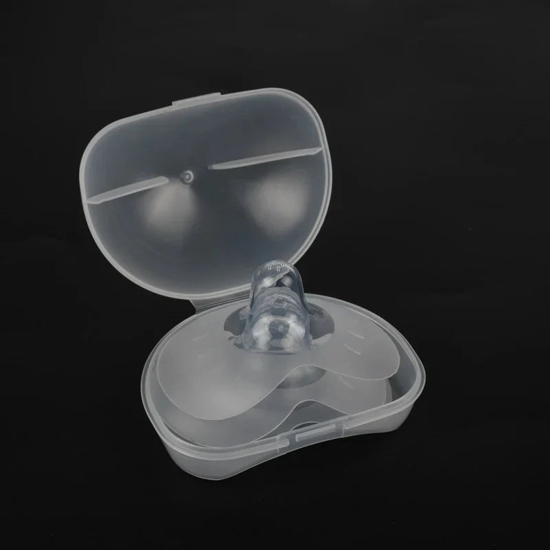 Lot de 2 protège-mamelons d'allaitement en silicone souple