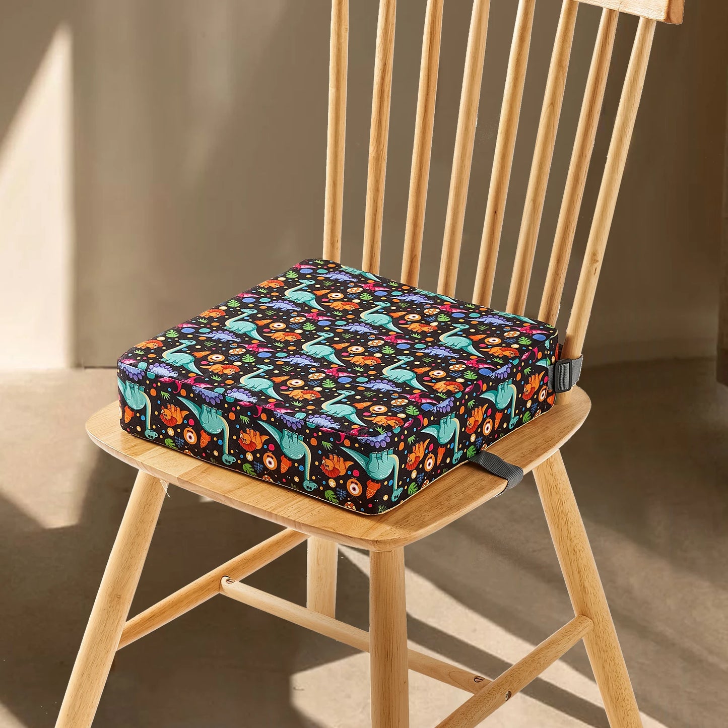 Children Increased Chair Pad Adjustable Baby Furniture Booster Seat Portable Kids Dining Heighten Cushion Pram Chair Removable