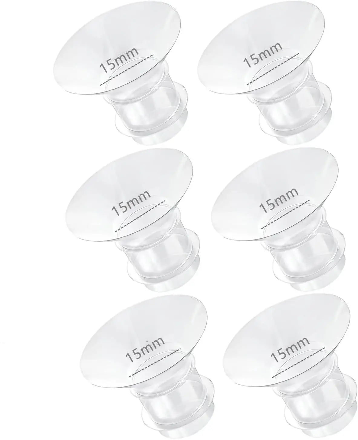 Insert de bride 13/15/17/19/21 mm compatible avec tire-lait Medela/Spectra/XIMYRA/YOUHA/TSRETE/Momcozy S12/S12Pro bride 24 mm