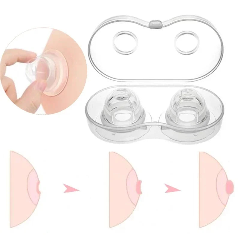 Correcteur de mamelon en silicone souple, aspirateur de mamelon, extracteur de mamelon, rétraction plate inversée, traitement de mamelon, redressement