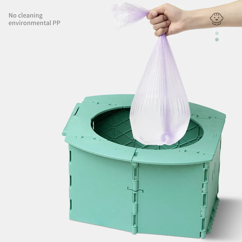 Portable Potty Child Travel Baby Pot Foldable Children's Potty Training Seat Easy to Clean Toilet Child Potty Training Seat