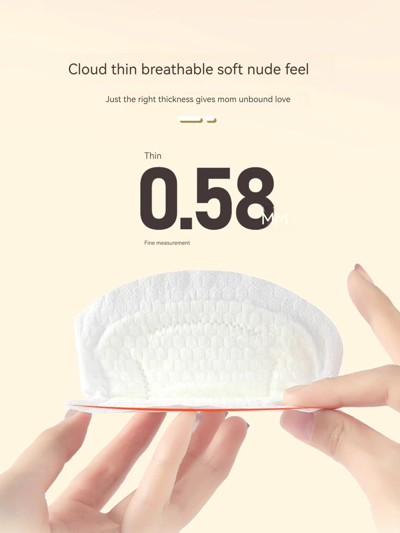 Lot de 100 coussinets d'allaitement jetables, respirants, fins et super absorbants, en coton