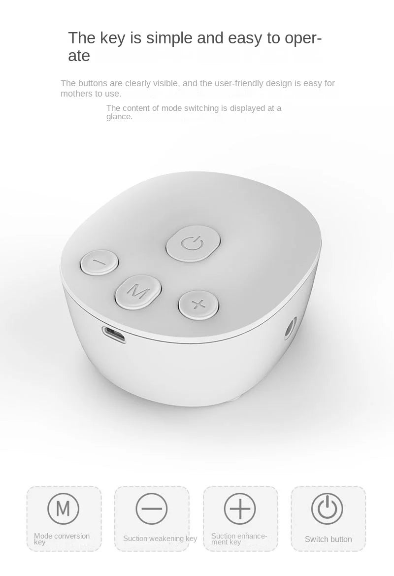 Tire-lait électrique double USB avec biberon de lait pour bébé, coussin chauffant et froid, sans BPA, tire-lait puissant