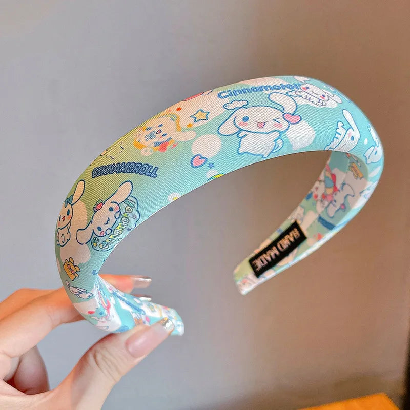 Sanliou Children's Cute Kuromi Headbands for Girls, Anti slip Headbands for Girls, bangs, Hair Breakers Artifactgift