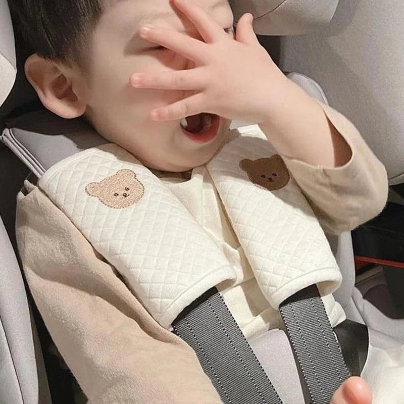 Baby Safety Belt Accessories Cushion Shoulder Strap Cover Chest Protection Vehicle Seat Cushion for Kid Soft Pad Anti-strangling