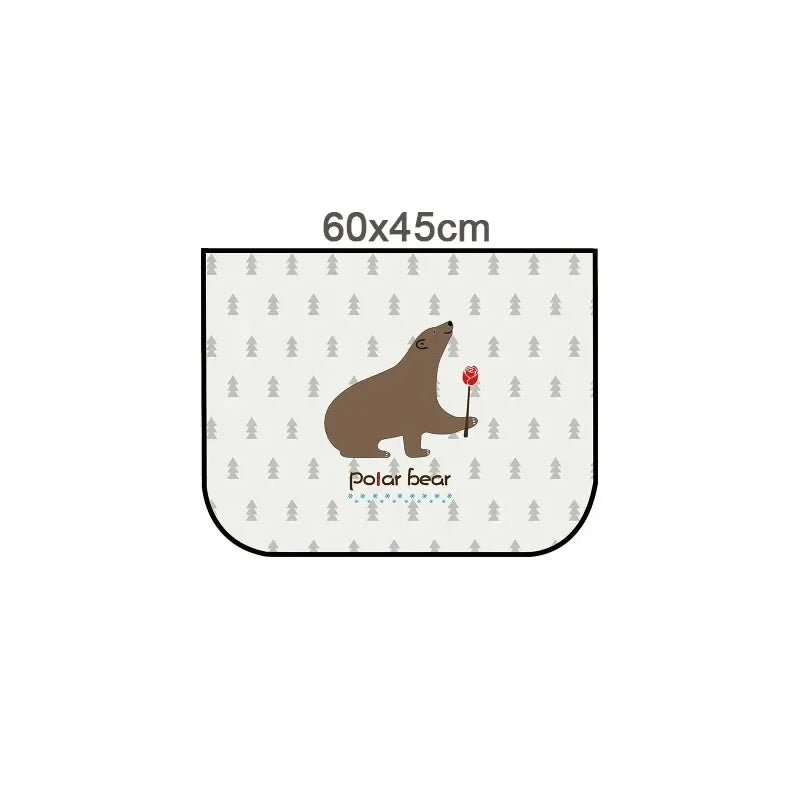 Cartoon Universal Side Window Sunshade UV Protection For Baby Children Car Magnetic Curtain In The Car Window Sunshade Cover