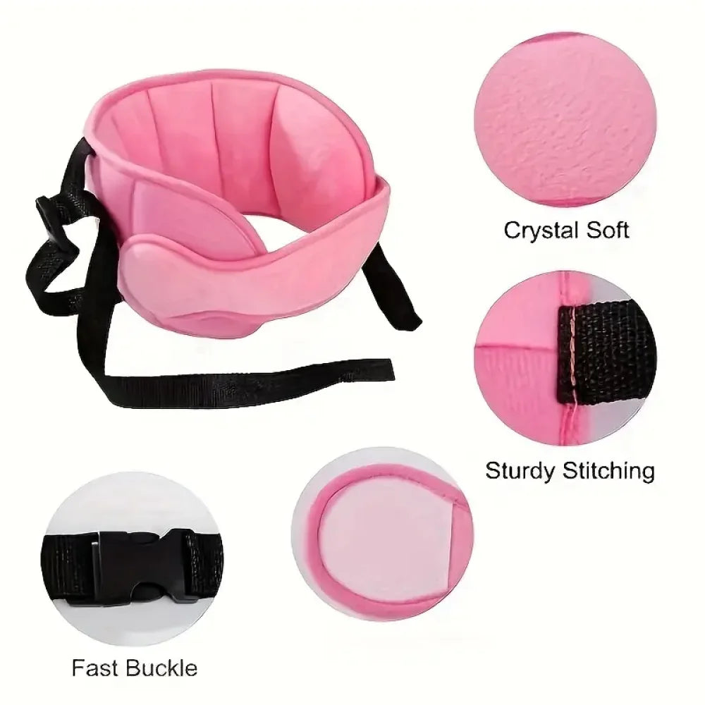 Child Head Fixing Belt Adjustable Car Seat Head Support Auxiliary Belt Preschool Car Seat Neck Decompression Belt