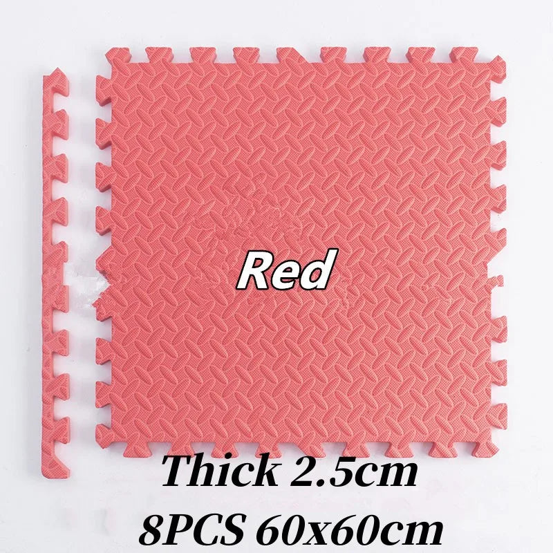 60x60cm Tatame Baby Play Mat Activities Mat for Baby Play Mat 8PCS Baby Game Mat Puzzle Mat Play Mats Baby Mat Baby's Floor Mat