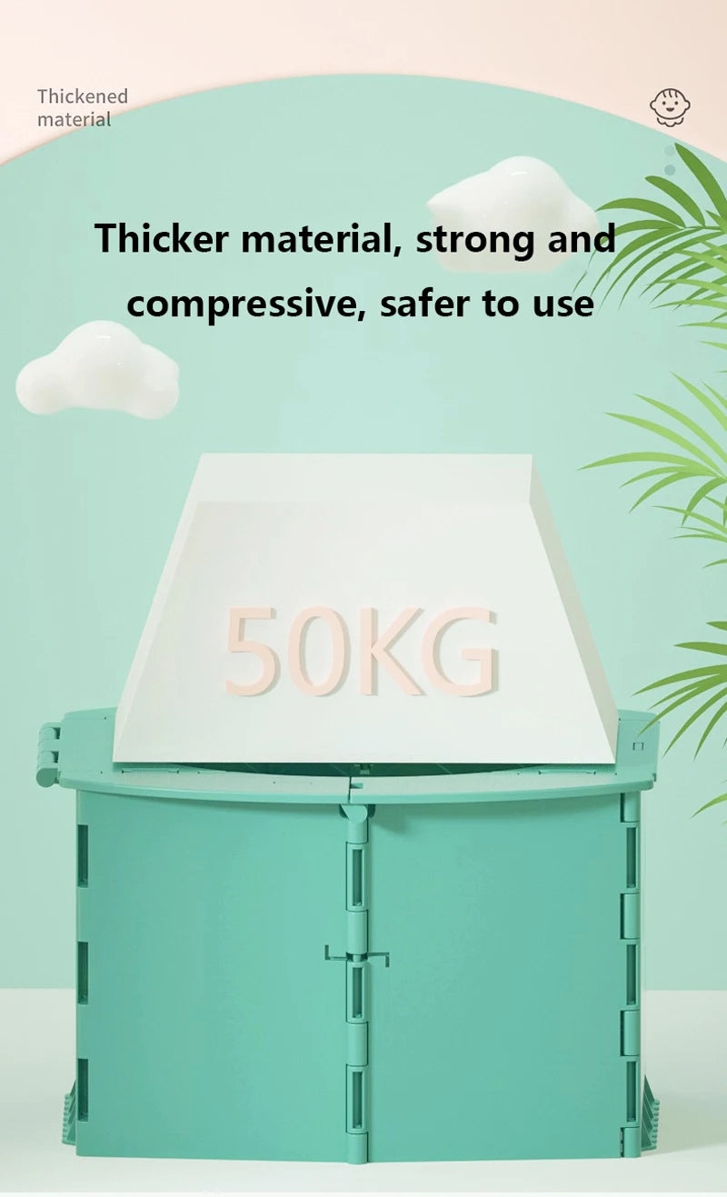 Portable Potty Child Travel Baby Pot Foldable Children's Potty Training Seat Easy to Clean Toilet Child Potty Training Seat