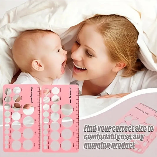 Règle de mesure de tétine double face en silicone, outil efficace pour tire-lait, accessoires pour nouveau-né