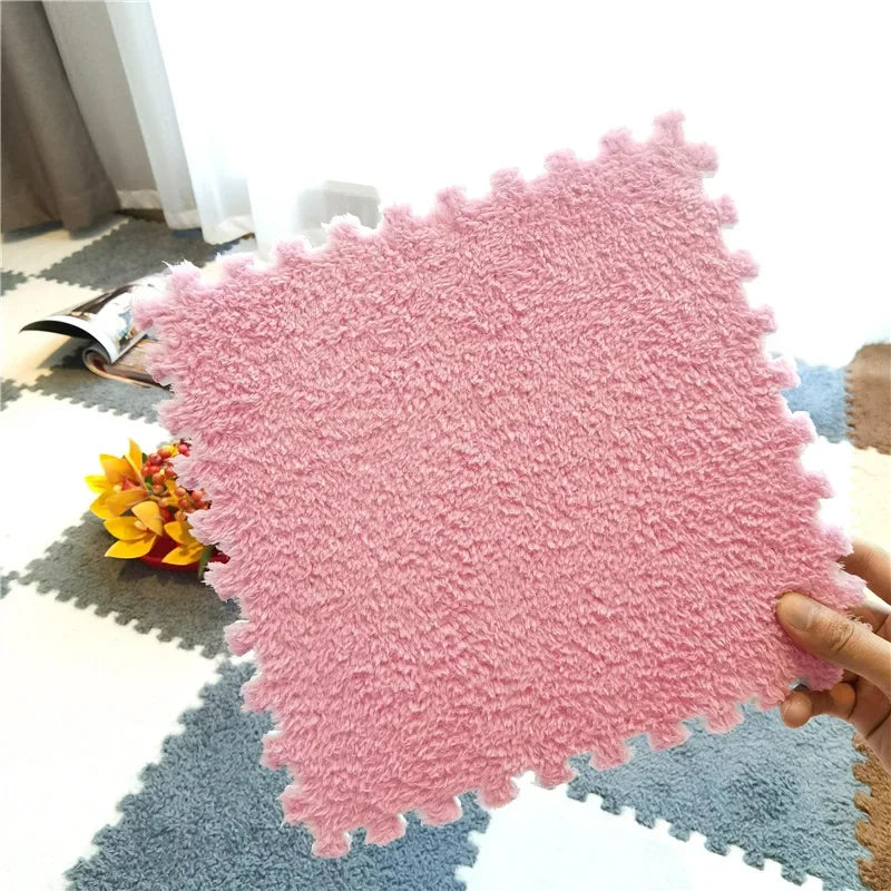 20pcs Activities Mat For Baby Soft Plush Kids Carpet Children's Play Rugs Toys EVA Foam Babies Puzzle Interlock Floor Mats 30*